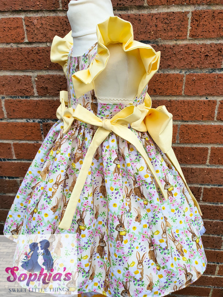 Easter store pinafore dress